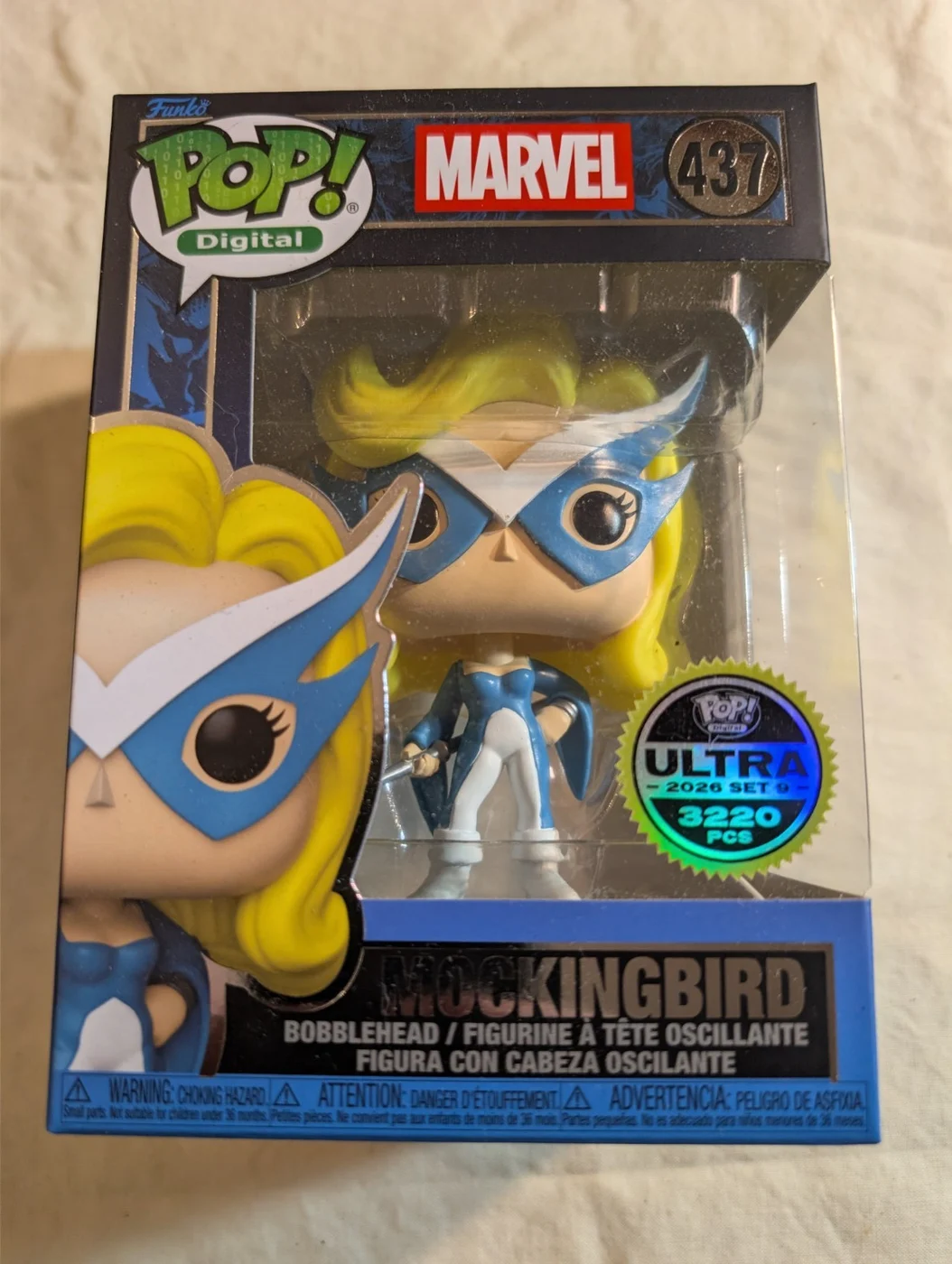 Funko Pop MARVEL 437 MOCKINGBIRD LE 3220 Pcs WEST COAST AVENGERS  great cnd