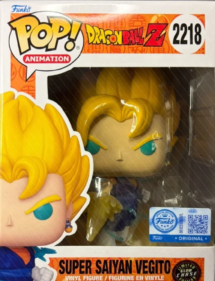 Funko Pop Super Saiyan Vegito 2218 CHASE Dragon Ball Z Dragonball DBZ Anime Glow