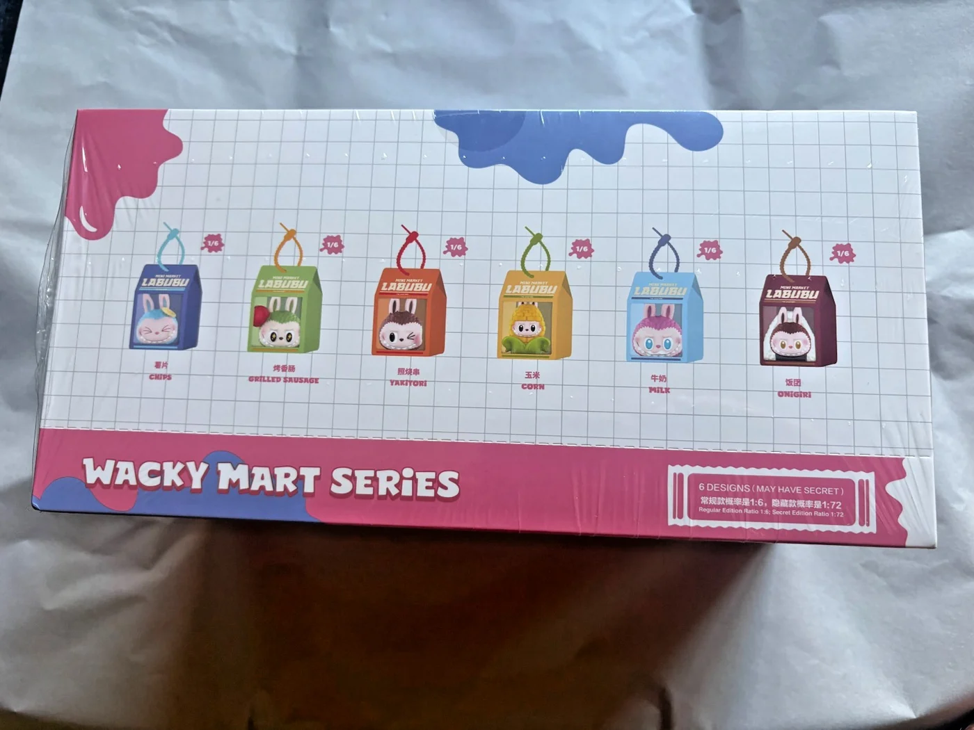 POPMART The Monsters Wacky Mart Series-Squishy Charm Blind Box Sealed, Labubu