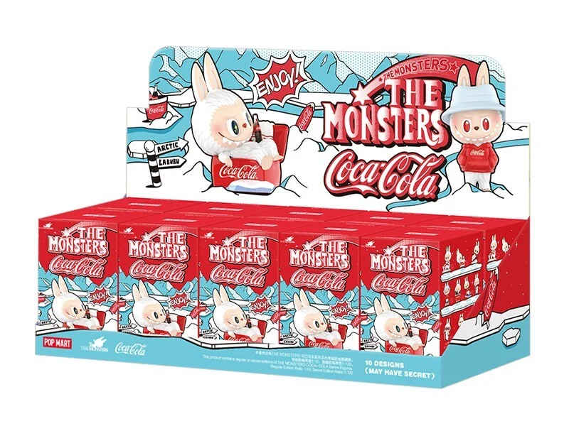 POP MART THE MONSTERS LABUBU Coca-Cola Series Assorted Box Figure Set 10 pieces