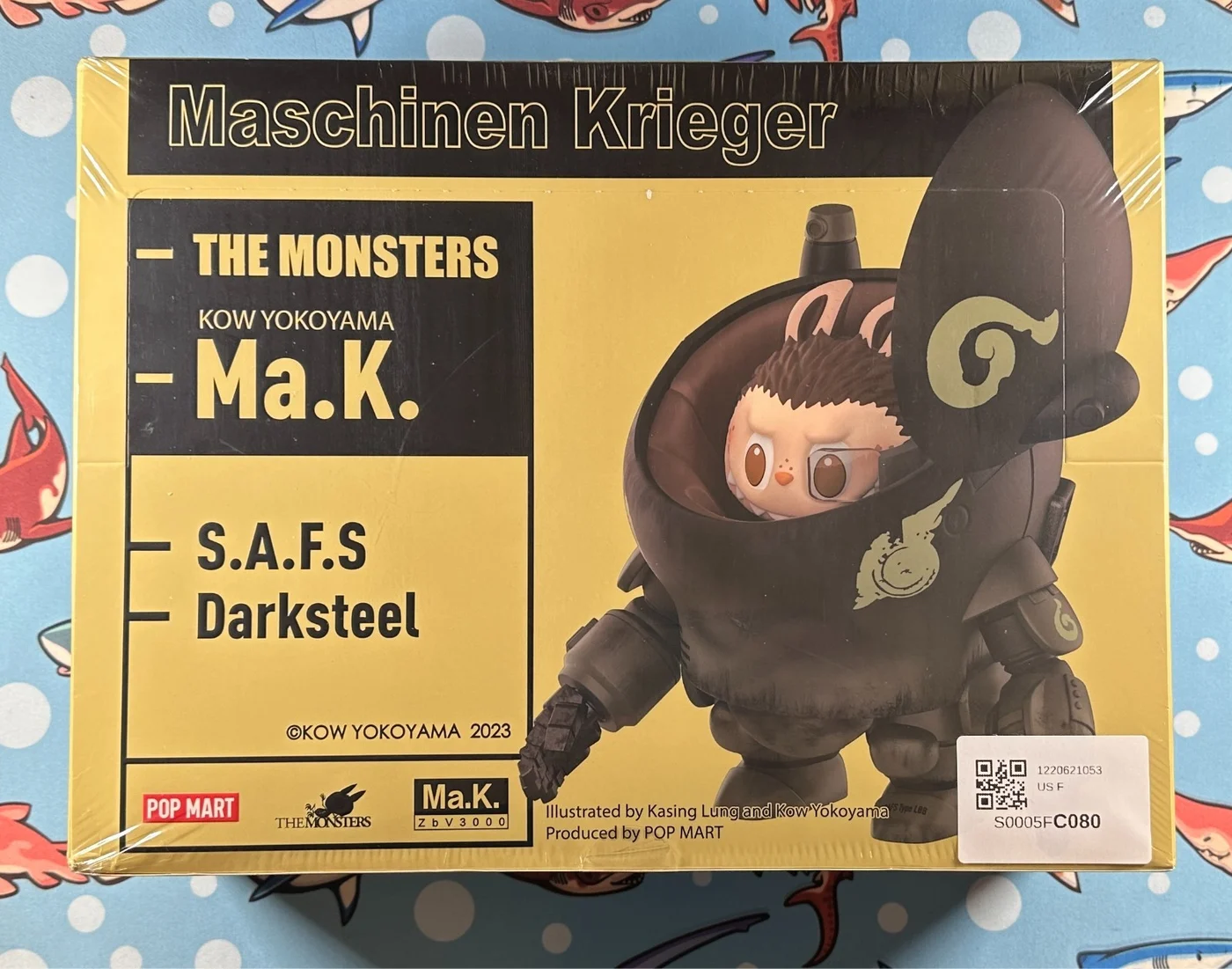 POP MART Kow Yokoyama Ma.K. Blind Box Figure S.A.F.S Darksteel Authentic NEW