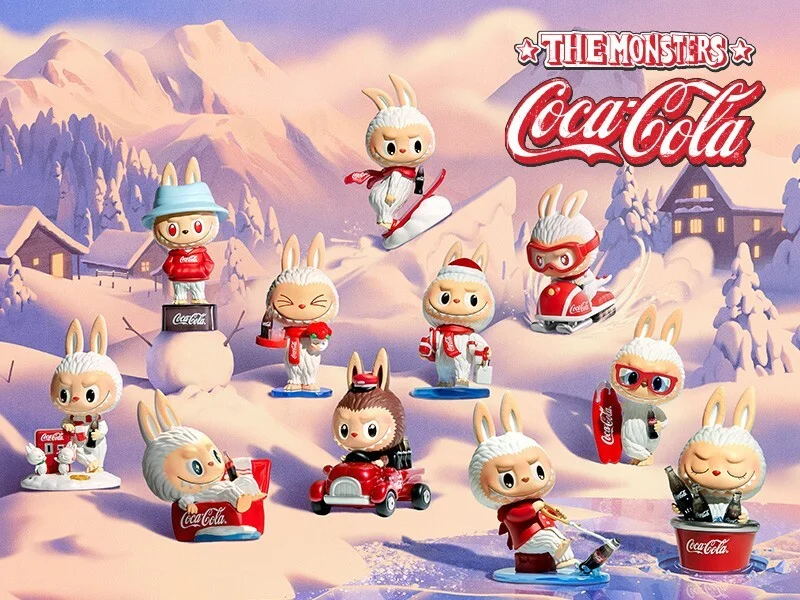 POP MART THE MONSTERS LABUBU Coca-Cola Series Assorted Box Figure Set 10 pieces